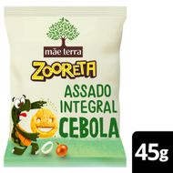 Salgadinho Orgânico Infantil Mãe Terra Zooreta Cebola 45g