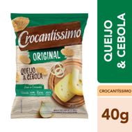 Salgadinho Crocantíssimo Original de Queijo e Cebola 40g