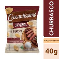 Salgadinho Crocantíssimo Original Churrasco 40g