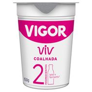 Iogurte Parcialmente Desnatado Coalhada Vigor Viv Copo 150g