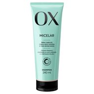 Shampoo OX Cosméticos Micelar Bisnaga 240ml