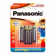 Pilhas Panasonic Alcalina AAA com 6un