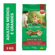 Ração Seca Purina Dog Chow para Cães Adultos Frango e Arroz 3kg