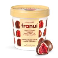 Bombom Franuí Framboesa Banhada Chocolate ao Leite 150g