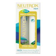 Kit Shampoo 300ml + Condicionador 200ml Neutrox Aqua