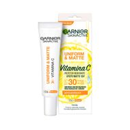 Protetor Solar Facial Hidratante Garnier Uniform & Matte Vitamina C FPS 30 15g
