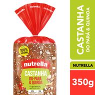 Pão Integral Castanha-do-Pará & Quinoa Nutrella Pacote 350g