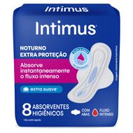 Absorvente Intimus Noturno Extra Proteção com Abas Extra Suave 8un