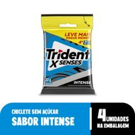 Chiclete Trident XSenses Intense 32g - Pacote Com 4 embalagens