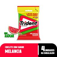 Chiclete Trident Melancia 32g - Pacote Com 4 embalagens