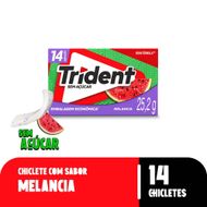 Chiclete Trident Melancia 25,2g - Embalagem Econômica 14 unid
