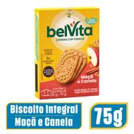 Biscoito BelVita Maçã e Canela Multipack 75g