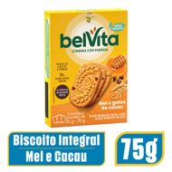 Biscoito BelVita Mel e Cacau Multipack 75g
