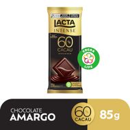 Chocolate Lacta Intense Amargo 60% Cacau Original 85g
