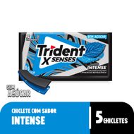 Chiclete Trident XSenses Intense Sem Açúcar 8g - Embalagem com 5 unid