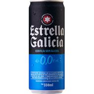 Cerveja Estrella Galicia 0,0% Sem Álcool 330ml