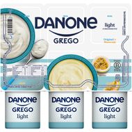 Iogurte Danone Grego Light Original + Maracujá 510g