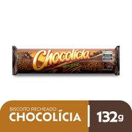 Biscoito Recheado Chocolícia Chocolate 132g