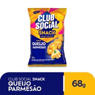 Snack Assado Club Social Queijo Parmesão 68g