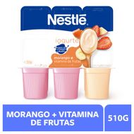 Iogurte Nestlé Polpa Morango + Vitamina de Frutas 510g