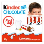 Chocolate Kinder 50g 4un