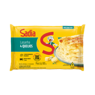 Lasanha quatro queijos Sadia pacote 600g