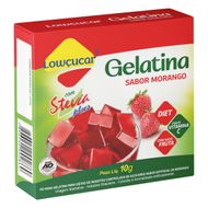 Gelatina Stevia Lowçucar Morango 10g