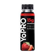 Iogurte Líquido YoPRO Morango 15g de proteínas 250g