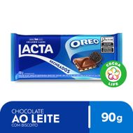 Chocolate ao Leite Lacta Oreo 90g