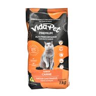 Alimento para Gatos Castrados Vida Pet Carne 1kg