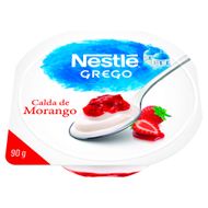 Iogurte Integral Grego Calda Morango Nestlé Pote 90g