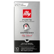 Café em Cápsula Torrado e Moído Forte Espresso Illy Caixa 57g 10 Unidades