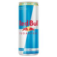 Energético sem açúcar Red Bull Energy Drink SugarFree 250ml