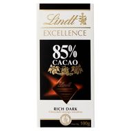Chocolate Francês Amargo 85% Cacau Lindt Excellence Caixa 100g
