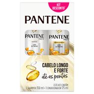 Kit Shampoo 350ml + Condicionador 175ml Pantene Liso Extremo