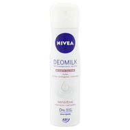 Antitranspirante Aerossol Sensitive Nivea Deomilk Beauty Elixir 150ml Spray