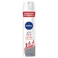 Desodorante Aerossol Dry Comfort Nivea Active 200ml Spray Embalagem Econômica