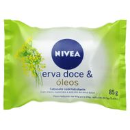 Sabonete Barra Hidratante Erva-Doce & Óleos Nivea Flow Pack 85g