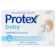 Sabonete Barra Suave Protex Baby Proteção Delicada Caixa 85g
