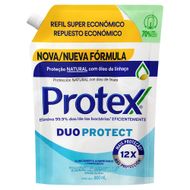Sabonete Líquido para as Mãos Antibacteriano Protex Duo Protect Sachê 900ml Refil Super Econômico