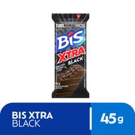 Wafer Recheio e Cobertura Chocolate Lacta Bis Black Xtra Pacote 45g