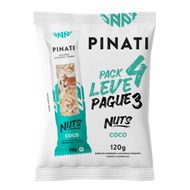 Kit barra Leve 4 Pague 3 Pinati Nuts Coco 30g