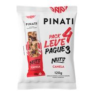 Kit Barra Leve 4 Pague 3 Pinati Nuts Canela 30g