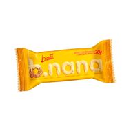 Barra de Nuts B.Nana Banana e Amendoim Cobertura Chocolate 30g