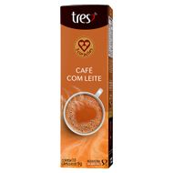 Café com Leite em Cápsula 3 Corações Caixa 10 Unidades 9g Cada