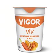 Iogurte Integral Cenoura, Laranja e Mel Vigor Viv Copo 150g