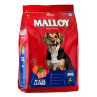 Racao Malloy Dog Caes Adult Carne 5kg