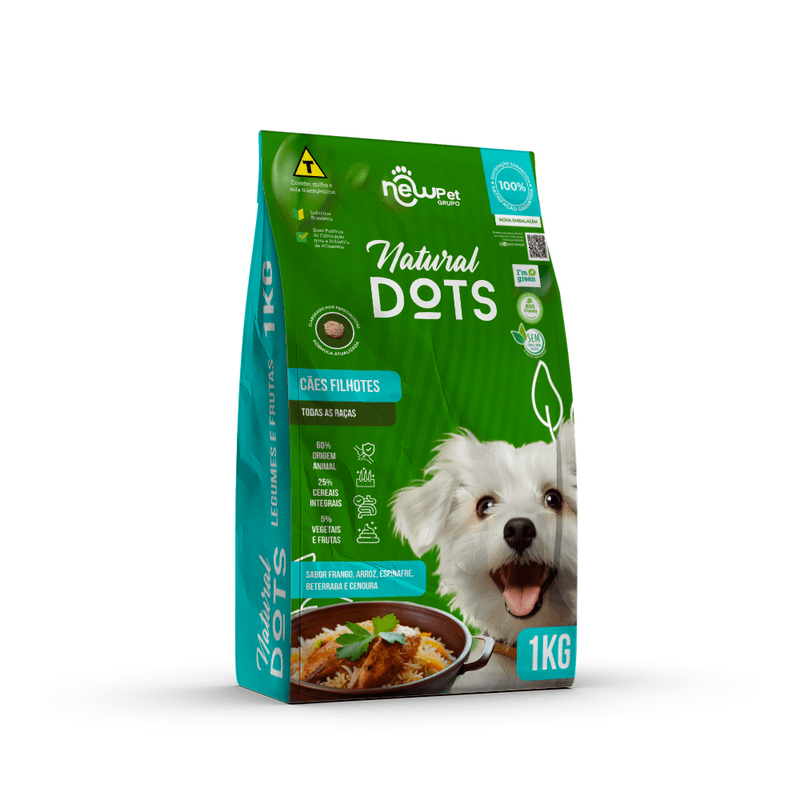 Racao-Natural-Dots-Caes-Filhotes-1kg