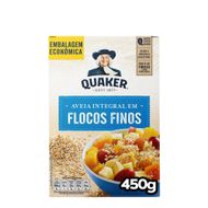Aveia Integral em Flocos Finos Quaker 450g
