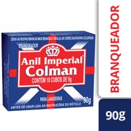 Branqueador Anil Imperial Colman com 10 cubos de 9g cada